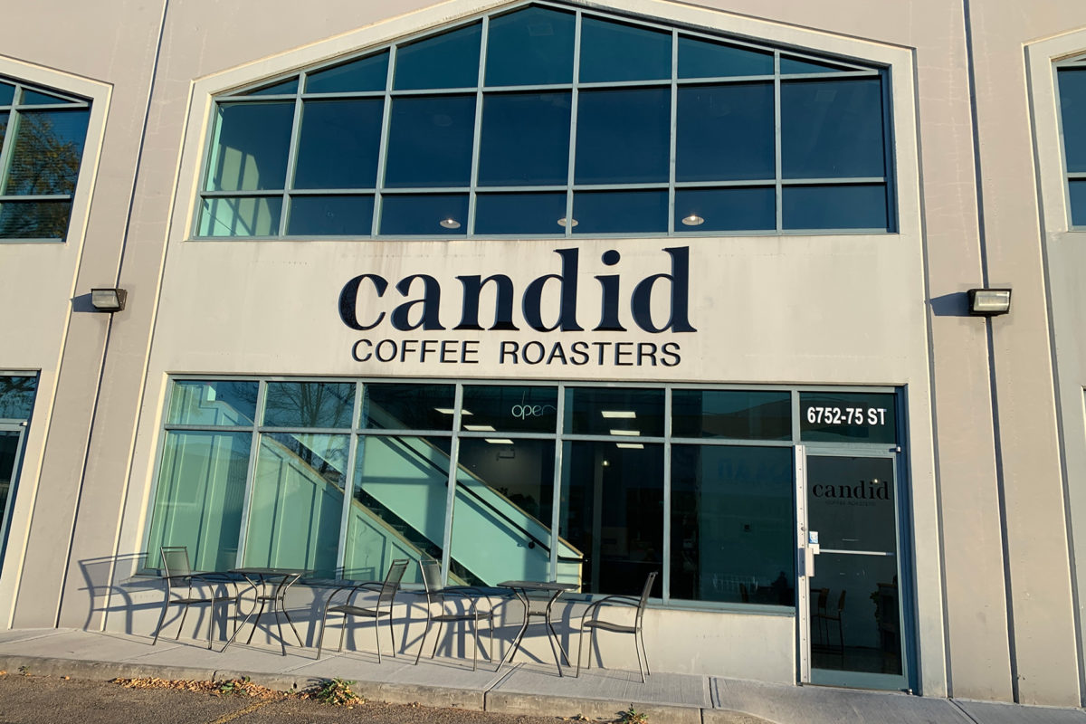 edmonton coffee guide candid coffee roasters exterior frederica danzinger